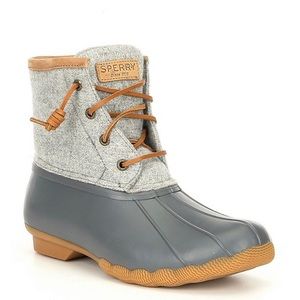 Sperry Saltwater Emboss Wool Duck Boots
